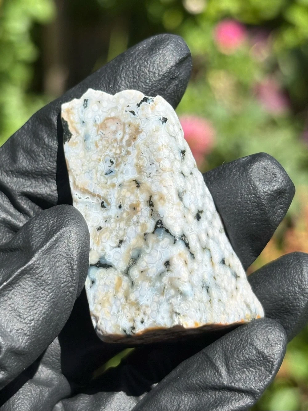 Discounted* Chipped Ocean Jasper Crystal Freeform - Polished Sea Jasper - OBJ